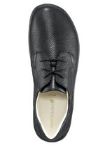 Waldläufer Schnürschuh aus hochwertigem Hirsch-Nappaleder SCHWARZ