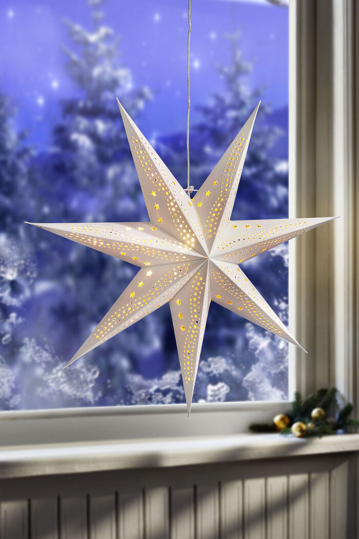 Beleuchteter Fensterstern WEISS