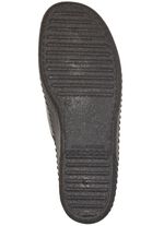 Klassische Herren-Pantoletten, mit anatomisch geformtem Fussbett SCHWARZ