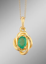 Anh&auml;nger mit Smaragd 