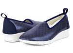 Aerosoft Flex Slipper mit Keilabsatz von Jürgen Hirsch BLAU