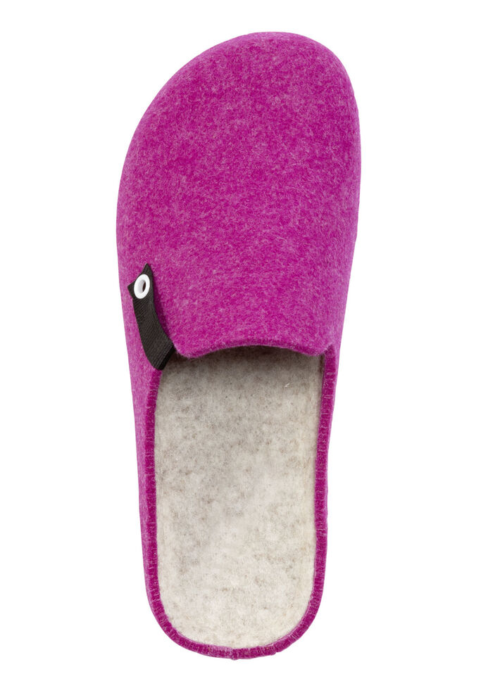 Laurina, trendige Damen-Hausschuhe, Weite G, mit anatomisch geformtem Fussbett PINK