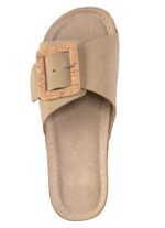 ELENA EDEN, trendige Damen-Pantoletten, aus Leder 