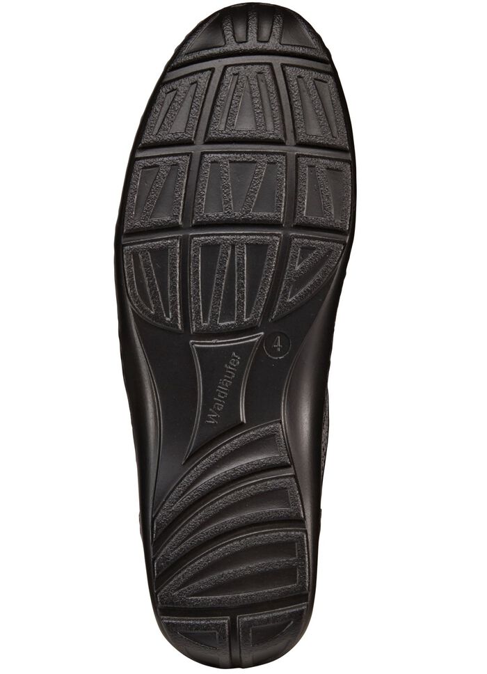 Waldl&auml;ufer, bequeme Damen-Schn&uuml;rschuhe, Weite H, mit herausnehmbarem Fussbett ALTSILBER