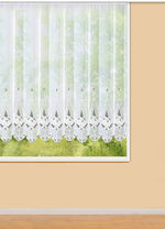 Blumenfenster-Vorhang mit Universalschienenband 