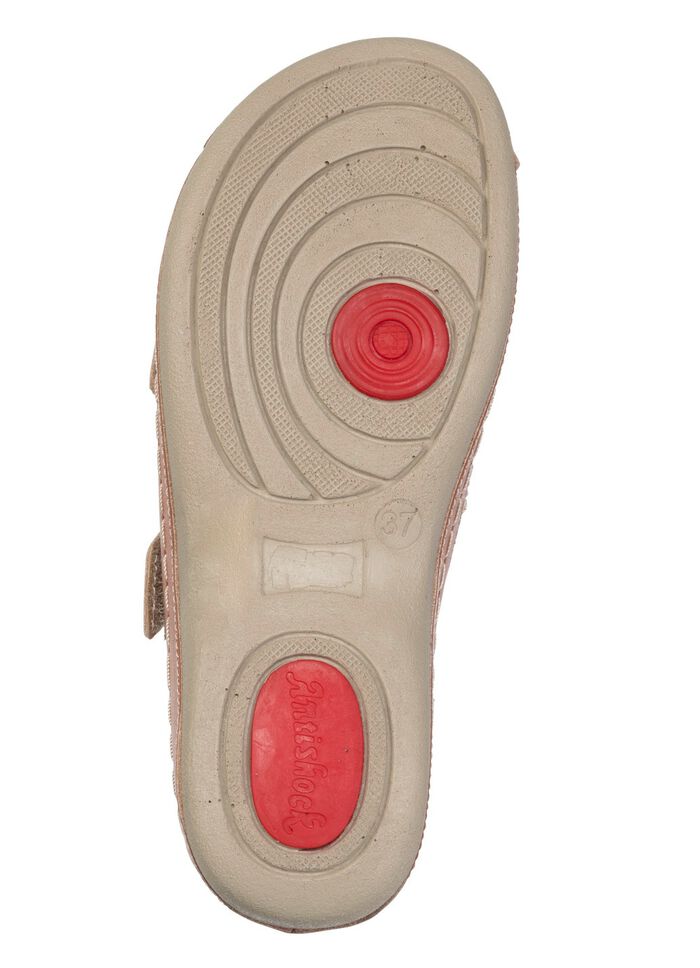 ELENA EDEN Pantolette aus Nappaleder CAMEL