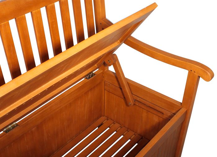 Gartenbank aus Eukalyptusholz 