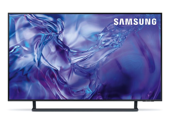 Rahmenloser Samsung 4K-Ultra-HD-LED-Fernseher mit Smart-TV SCHWARZ