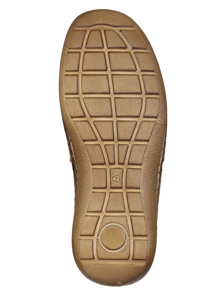 GINO GALANTE, leichte Herren-Slipper, mit herausnehmbarem Fussbett CAMEL