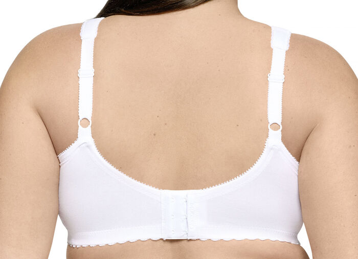 Glamorise Stütz-BH mit Stickereispitze WEISS