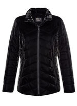 Steppjacke in Metallic-Optik 