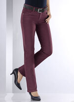 Magic-Jeans in 5-Pocket-Form BORDEAUX