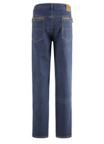 Jeans mit Dehnbundeinsätzen in 3 Farben JEANSBLAU