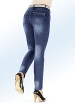 Jeans mit schönem Nietenbesatz JEANSBLAU
