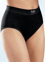 sloggi Double Comfort Zwierpack Maxi-Slips mit BIO-Baumwolle SCHWARZ