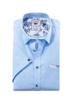 Hemd von &laquo;Milano Italy&raquo; in 2 Farben BLEU MELIERT