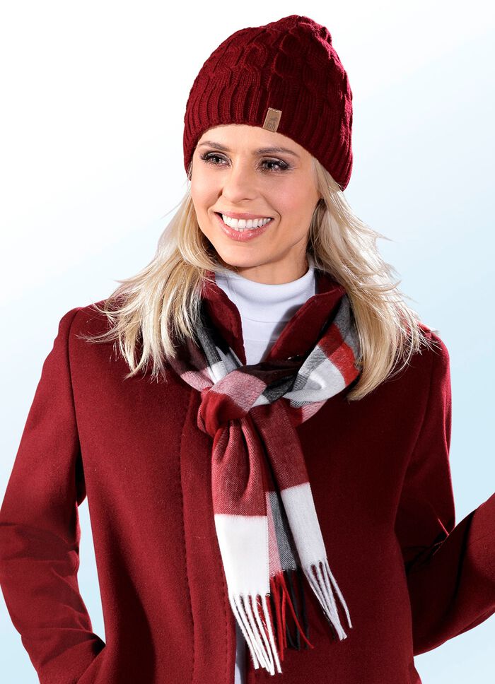 Schal mit gedrehten Fransen 