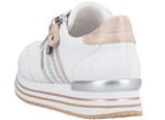 Remonte Sneaker im modischen Dessin WEISS-ROSEGOLD
