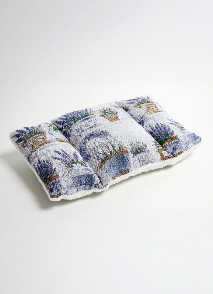 R&uuml;ckenkissen mit Lavendel-Motiv 