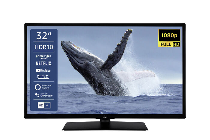 JVC LED-Fernseher mit Full-HD-Auflösung 