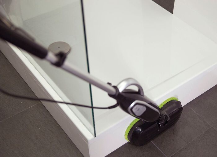 Livington SteamTwister Dampf-Rotationsmopp SCHWARZ