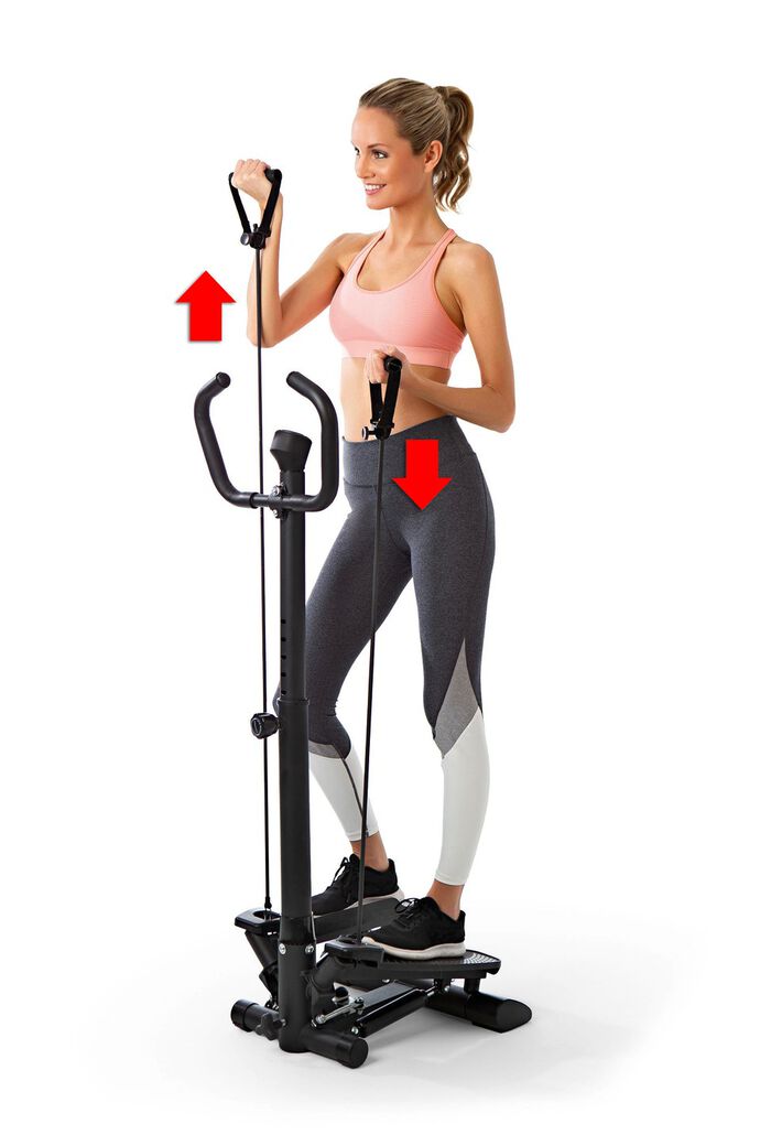 Swing-Stepper 3-in-1 mit Griff 