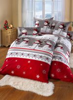 Bettw&auml;sche-Garnitur in Soft-Biber Qualit&auml;t 