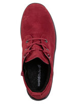 Waldläufer, bequeme Damen-Boots, Winterschuhe, Weite H, mit herausnehmbarem Fußbett KIRSCHROT