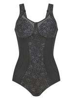 Anita Body mit transparenten Tülleinsätzen SCHWARZ