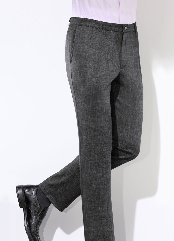  «Klaus Modelle»-Hose in 4 Farben ANTHRAZIT MELIERT