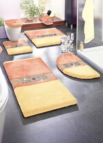 Seidenweiche Badgarnitur mit funkelnden Kristallen APRICOT