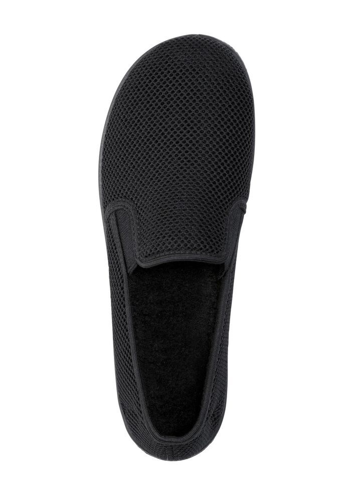 Leichte Herren-Hausschuhe, mit Gummizug 