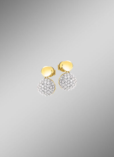 Wundervolle Ohrstecker mit 70 Diamanten 