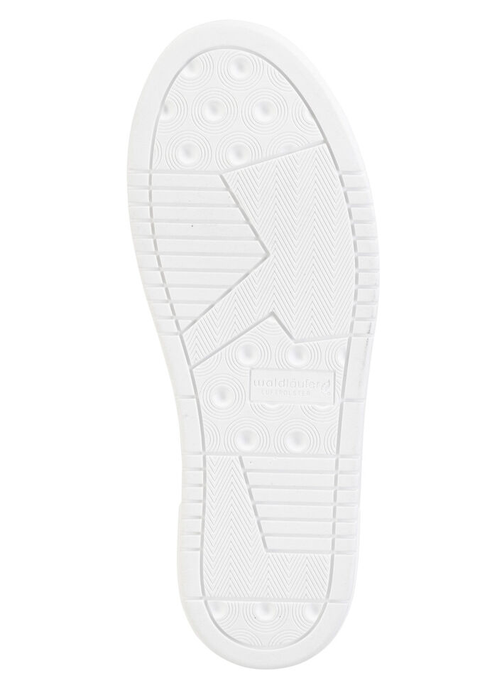 Waldläufer Schnür-Sneaker mit verspieltem Druck WEISS-MULTICOLOR