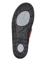 ELENA EDEN, klassiche Damen-Clogs, Weite H, mit herausnehmbarem Fussbett ROT