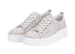 Remonte Sneaker aus effektvoll strukturiertem Textilmaterial WEISS-MULTICOLOR