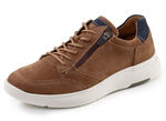 Waldl&auml;ufer, bequeme Herren-Sneaker, Weite H, mit herausnehmbarem Fussbett COGNAC-MARINE