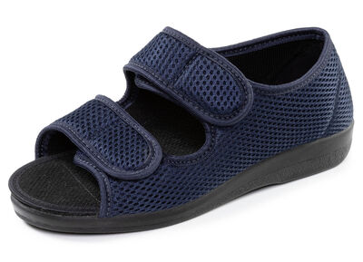 Bequeme Damen-Hausschuhe, Weite H, mit herausnehmbarem Fussbett 