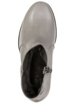 ELENA EDEN, modische Damen-Stiefeletten, Weite G, mit herausnehmbarem Fussbett HELLGRAU