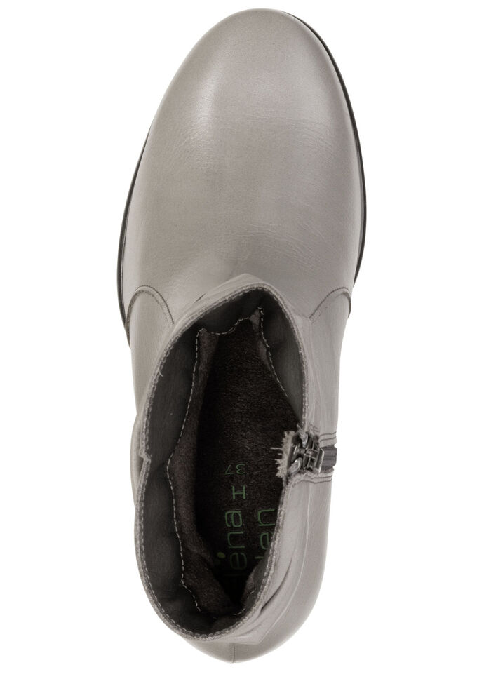 ELENA EDEN, modische Damen-Stiefeletten, Weite G, mit herausnehmbarem Fussbett HELLGRAU