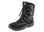 Schn&uuml;r-Stiefelette mit Klimamembrane SCHWARZ