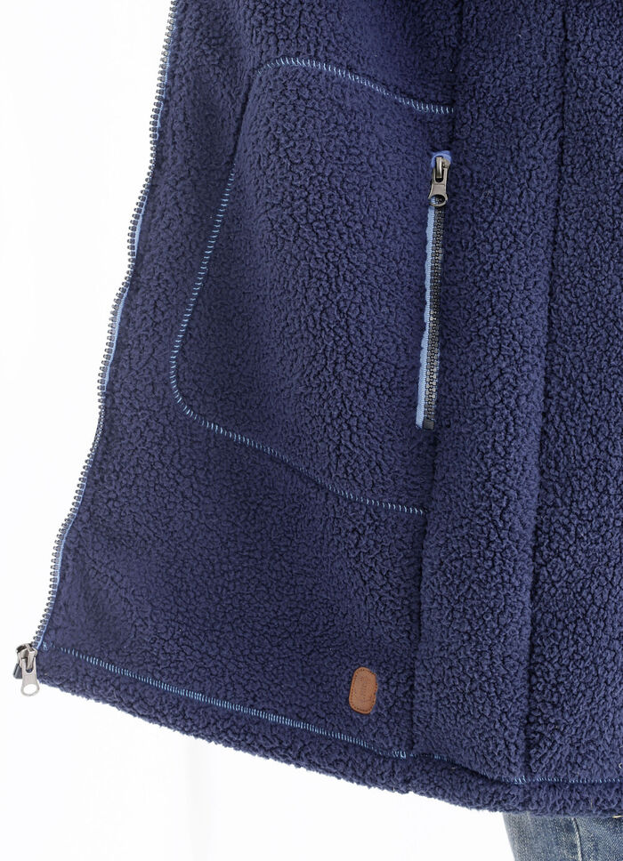 Kurzmantel mit gebondeter Plüsch-Innenausstattung 