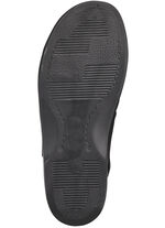  Sandale mit anatomisch geformten Lederfussbett SCHWARZ-BORDEAUX