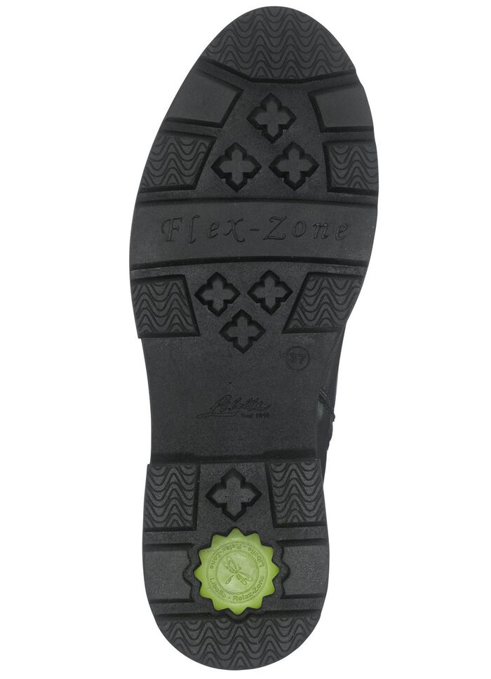 Libelle Schn&uuml;r-Stiefelette SCHWARZ