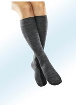 St&uuml;tzkniestr&uuml;mpfe, 3er Pack GRAU