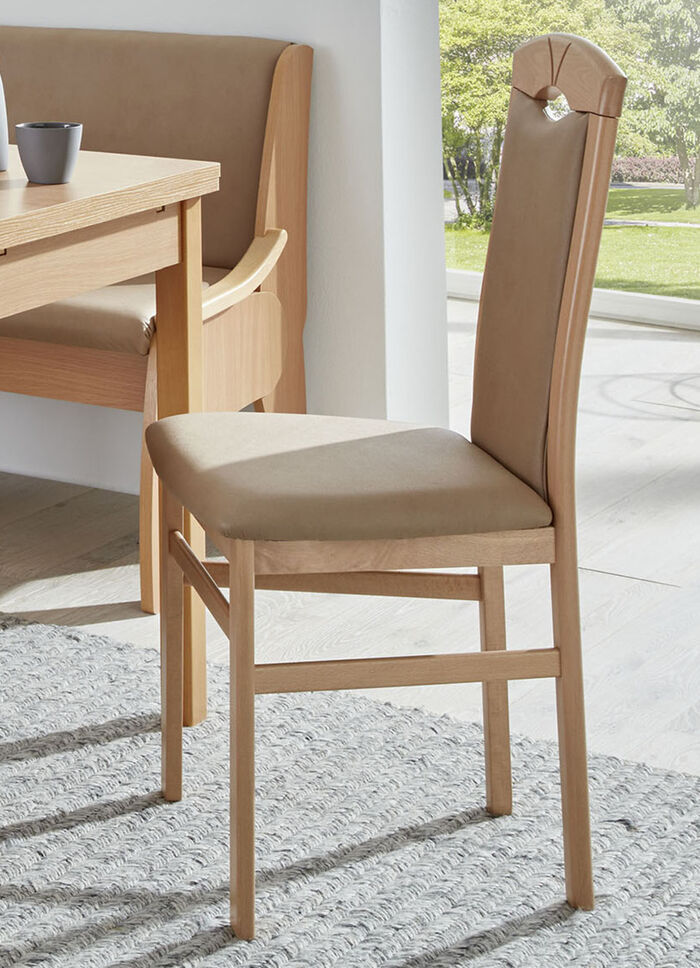 Zeitlose Esszimmermöbel BUCHE-CAPPUCCINO