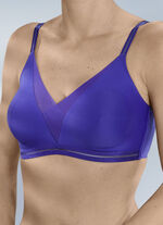 Naturana BH mit elastischen Tülleinsätzen INDIGOBLAU