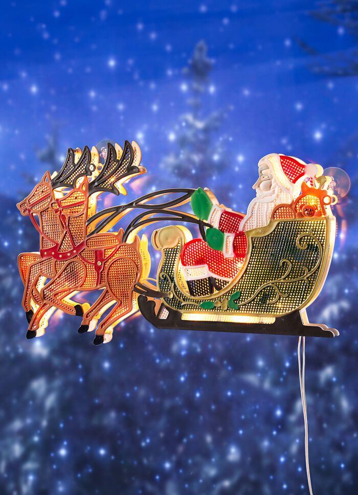 Beleuchtetes Fensterbild 