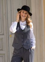 Weste mit Nadelstreifen 