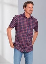 Kariertes Funktions-Hemd in 3 Farben 